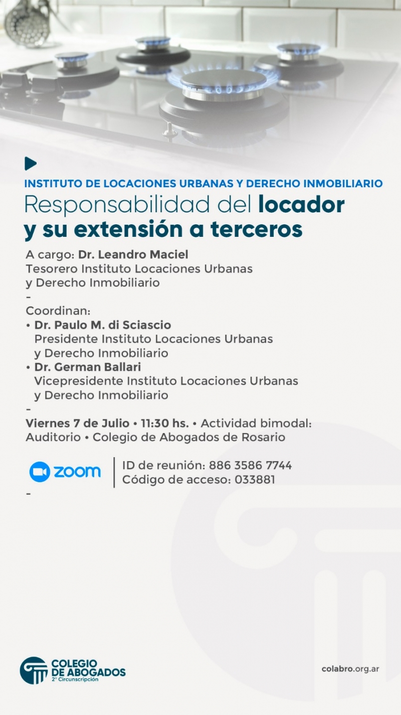 RESPONSABILIDAD DEL LOCADOR Y SU EXTENSIÓN A TERCEROS - 07/07/2023
